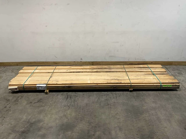 Vuren plank ruw - 390x15x3,2 cm (24x) - afbeelding 2 van  9