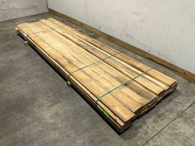 Vuren plank ruw - 390x15x3,2 cm (24x) - afbeelding 8 van  9