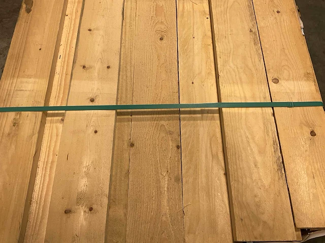 Vuren plank ruw - 390x15x3,2 cm (24x) - afbeelding 2 van  9