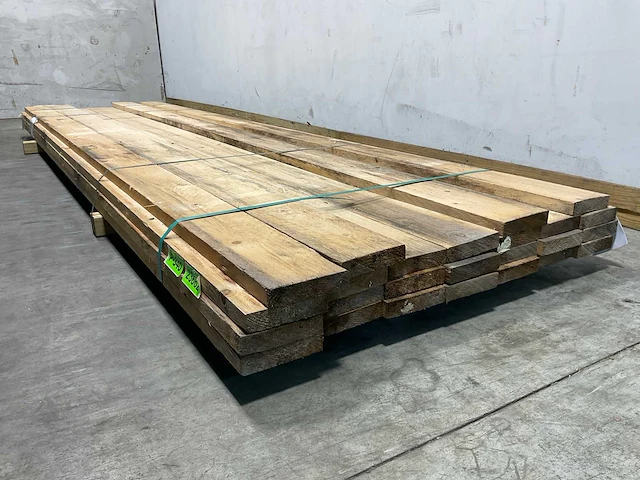 Vuren plank ruw - 390x15x3,2 cm (24x) - afbeelding 3 van  9