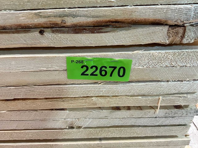 Vuren plank ruw - 420x12,5x2,2 cm (60x) - afbeelding 7 van  7