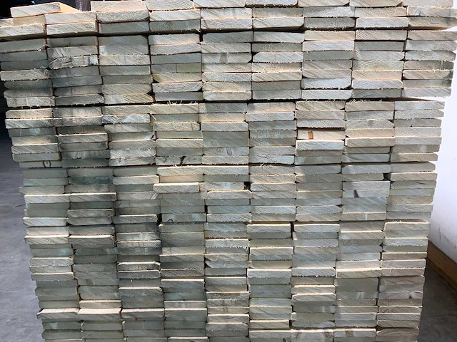 Vuren plank ruw - 420x12,5x2,2 cm (60x) - afbeelding 6 van  7