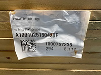 Vuren plank ruw - 420x15x2,5 cm (50x) - afbeelding 8 van  8