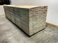 Vuren plank ruw - 420x15x2,5 cm (50x) - afbeelding 1 van  8