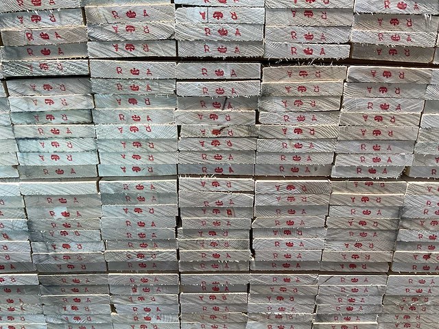 Vuren plank ruw - 420x15x2,5 cm (50x) - afbeelding 6 van  7