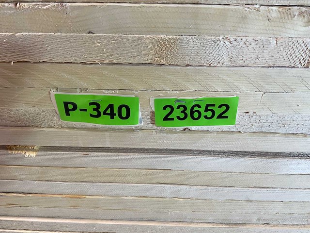 Vuren plank ruw - 420x15x2,5 cm (50x) - afbeelding 7 van  8