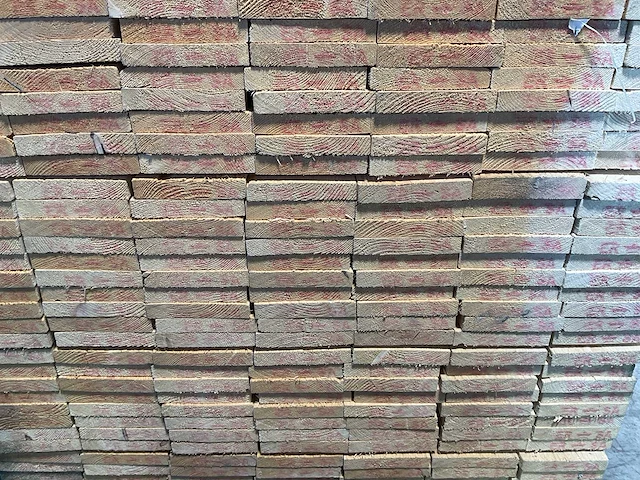 Vuren plank ruw - 420x15x2,5 cm (75x) - afbeelding 8 van  8