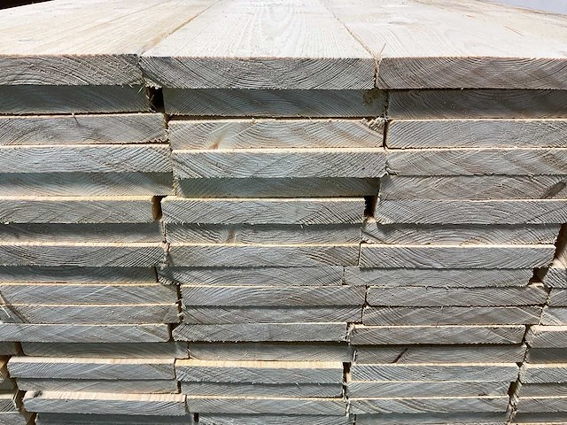 Vuren plank ruw - 420x17,5x2,2 cm (63x) - afbeelding 6 van  7