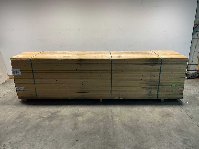 Vuren plank ruw - 450x17,5x2,2 cm (40x) - afbeelding 2 van  7