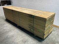 Vuren plank ruw - 450x17,5x2,2 cm (80x) - afbeelding 1 van  5