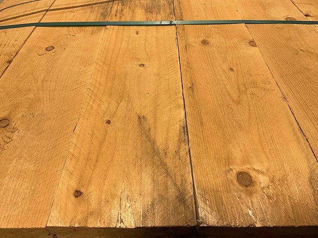 Vuren plank ruw - 450x17,5x2,2 cm (80x) - afbeelding 3 van  7