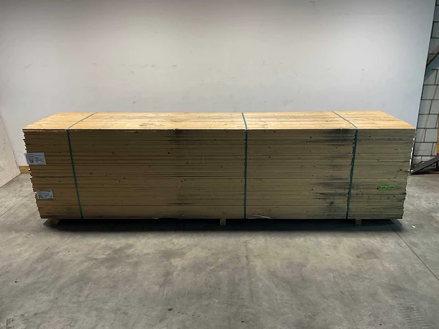 Vuren plank ruw - 450x17,5x2,2 cm (80x) - afbeelding 2 van  7