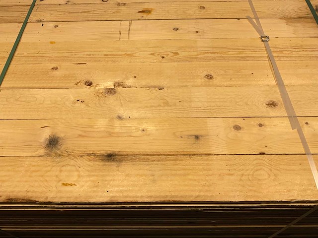 Vuren plank ruw - 480x12,5x2,2 cm (75x) - afbeelding 5 van  5
