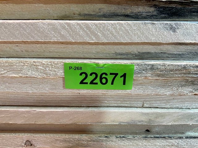 Vuren plank ruw - 480x17,5x2,2 cm (40x) - afbeelding 5 van  5