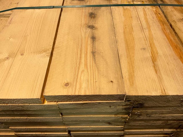 Vuren plank ruw - 480x20x3,2 cm (24x) - afbeelding 3 van  6