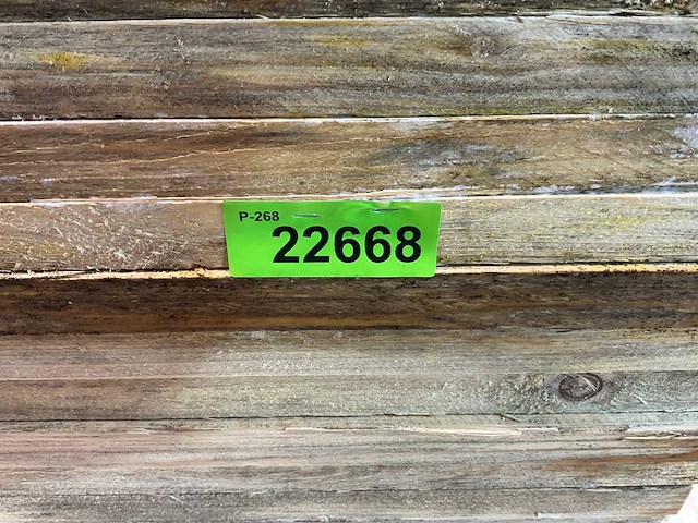 Vuren plank ruw - 480x20x3,2 cm (25x) - afbeelding 4 van  4