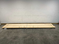 Vuren plank ruw - 500x27,5x2,5 cm (6x) - afbeelding 2 van  4