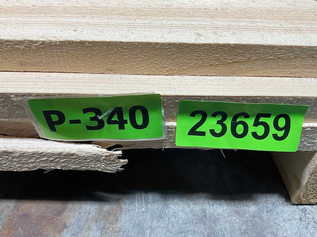 Vuren plank ruw - 500x27,5x2,5 cm (6x) - afbeelding 7 van  8