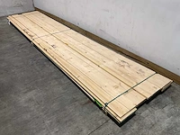 Vuren plank ruw - 500x27,5x2,5 cm (6x)