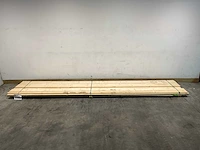 Vuren plank ruw - 500x27,5x2,5 cm (6x) - afbeelding 2 van  8