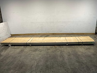 Vuren plank ruw - 540x15x2,5 cm (30x) - afbeelding 1 van  4