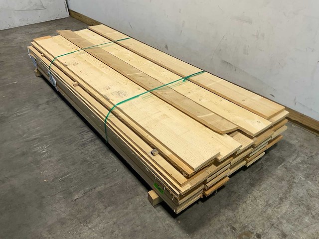 Vuren plank ruw 270x20x2,2 cm (54x) - afbeelding 1 van  8