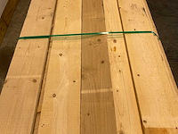 Vuren plank ruw 270x20x2,2 cm (54x) - afbeelding 8 van  8