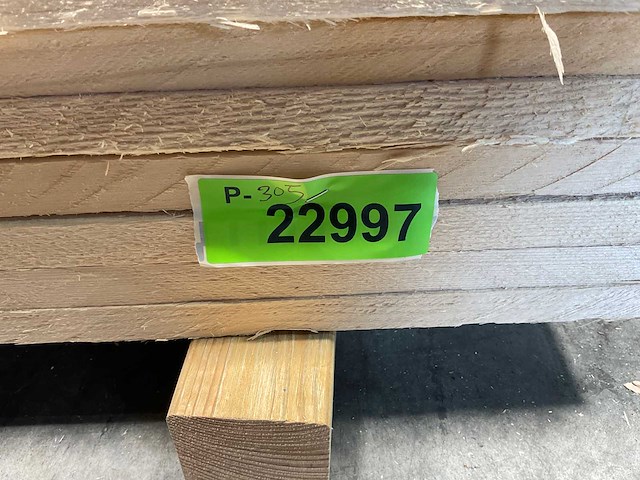 Vuren plank ruw 270x20x2,2 cm (54x) - afbeelding 7 van  8