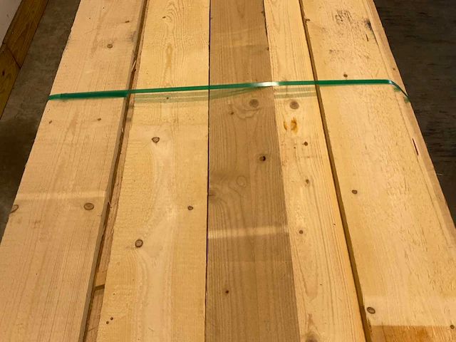 Vuren plank ruw 270x20x2,2 cm (54x) - afbeelding 4 van  8