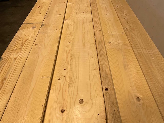 Vuren plank ruw 330x17,5x2,2 cm (117x) - afbeelding 3 van  6
