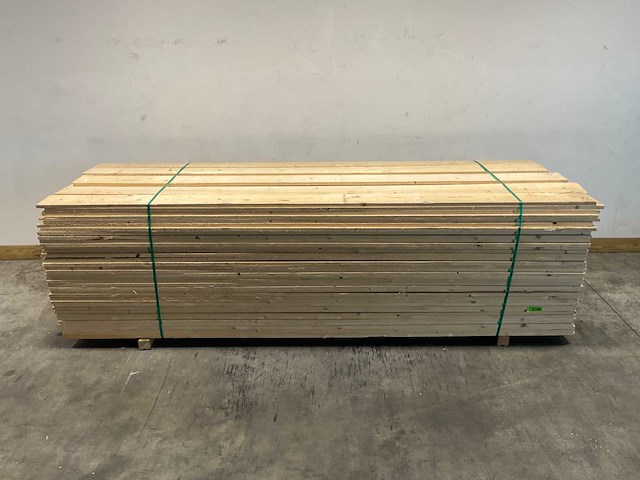 Vuren plank ruw 330x17,5x2,2 cm (117x) - afbeelding 2 van  6