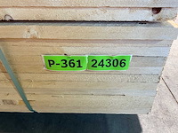 Vuren plank ruw 360x10x2,2 cm (100x) - afbeelding 9 van  9