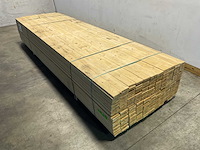 Vuren plank ruw 360x10x2,2 cm (100x)
