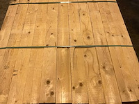 Vuren plank ruw 360x10x2,2 cm (100x) - afbeelding 3 van  4