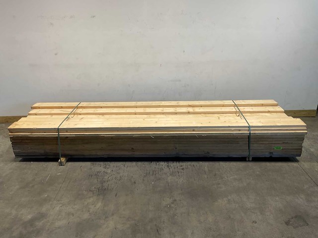 Vuren plank ruw 390x20x3,8 cm (49x) - afbeelding 2 van  6