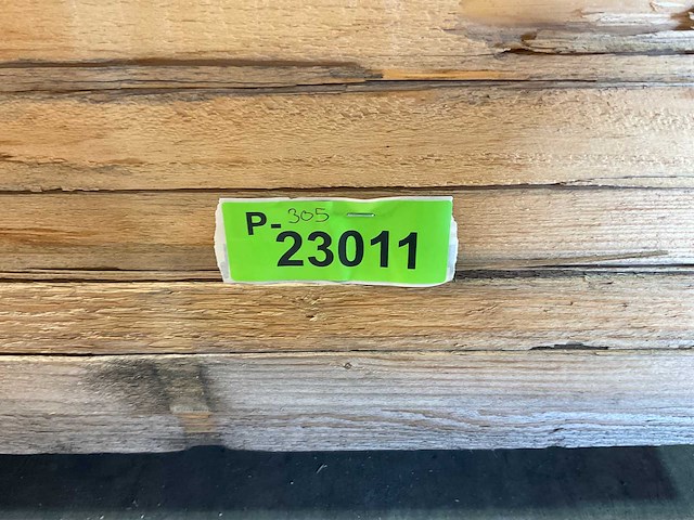 Vuren plank ruw 390x20x3,8 cm (49x) - afbeelding 6 van  6