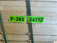 Vuren plank ruw 420x12,5x2,2 cm (75x) - afbeelding 5 van  5