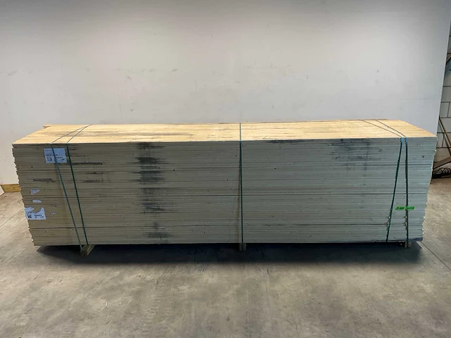 Vuren plank ruw 420x12,5x2,2 cm (75x) - afbeelding 2 van  8