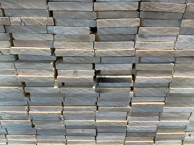 Vuren plank ruw 420x12,5x2,2 cm (75x) - afbeelding 6 van  8