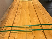 Vuren plank ruw 450x12,5x2 cm (65x) - afbeelding 2 van  4