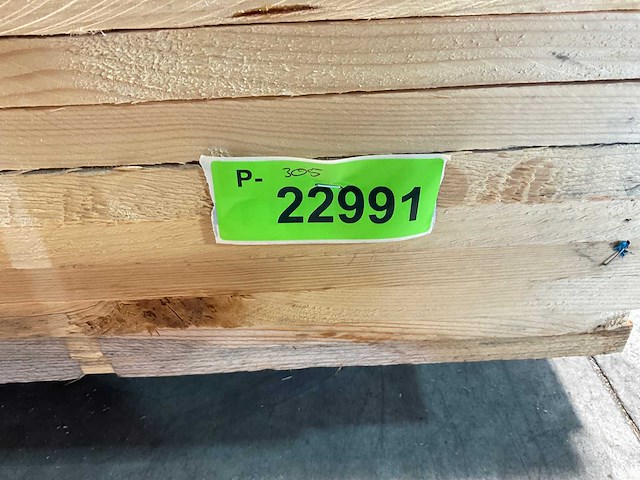 Vuren plank ruw 450x17,5x2,2 cm (50x) - afbeelding 5 van  7