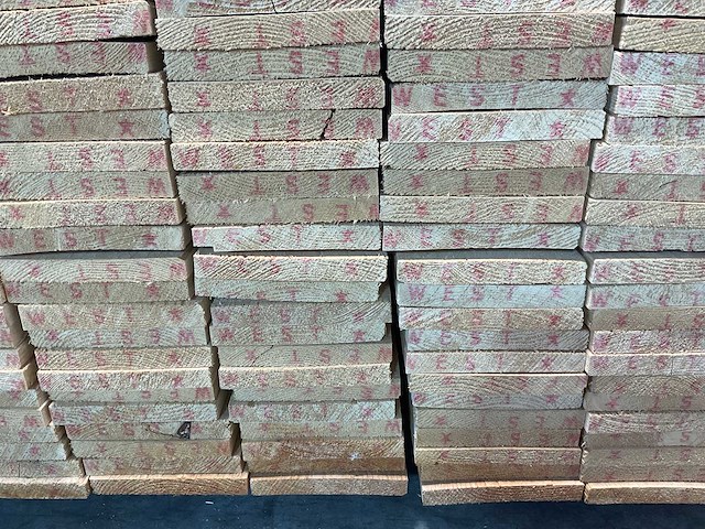 Vuren plank ruw 450x17,5x2,2 cm (50x) - afbeelding 6 van  7