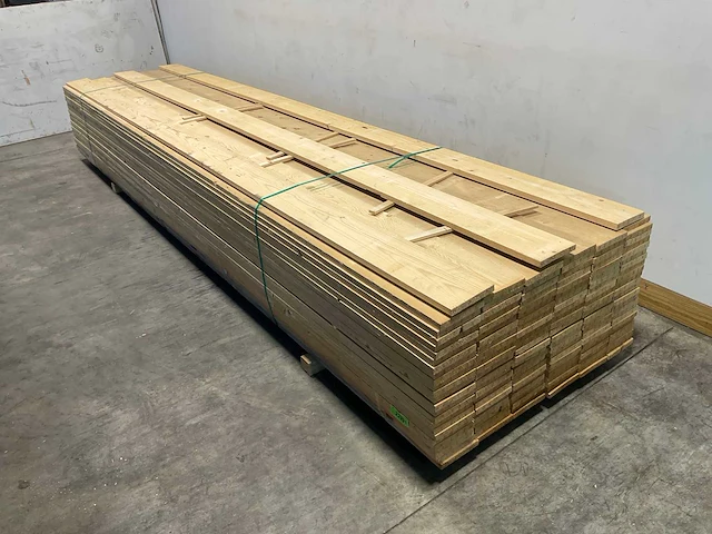 Vuren plank ruw 450x17,5x2,2 cm (50x) - afbeelding 1 van  7