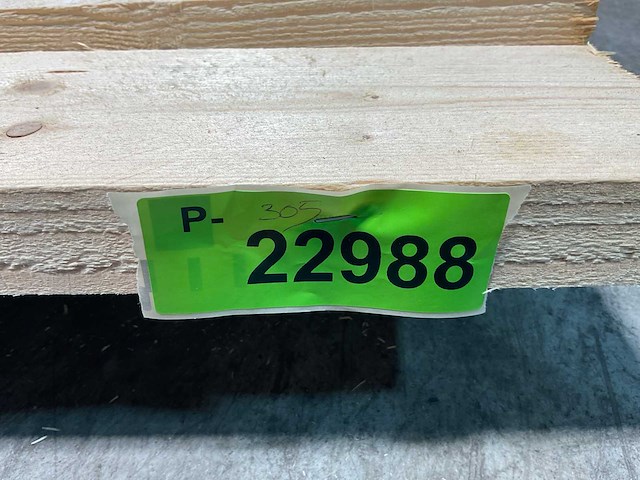 Vuren plank ruw 540x12,5x3,2 cm (8x) - afbeelding 4 van  4