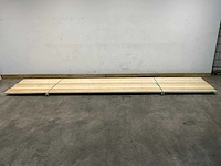 Vuren plank ruw 540x12,5x3,2 cm (8x) - afbeelding 1 van  7