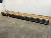 Vuren plank triple rhombus geïmpregneerd 480x14,5x2,2 cm (25x)