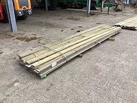 Vuren planken 120x18x3900mm (42x) - afbeelding 2 van  5