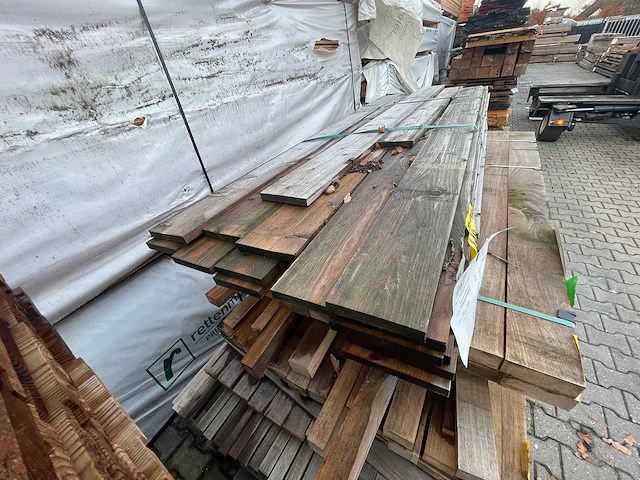Vuren planken 1900x155x20mm (26x) - afbeelding 1 van  3