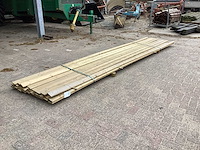 Vuren planken 95x18x4800mm (28x) - afbeelding 1 van  4