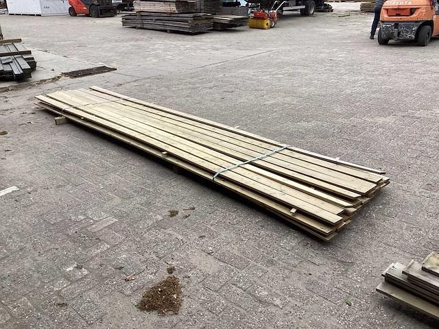 Vuren planken 95x18x4800mm (28x) - afbeelding 2 van  4